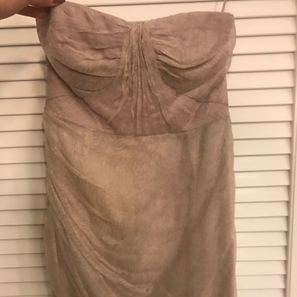 Elizabeth and James strapless dress